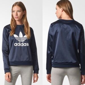 NWOT Adidas Vintage Inspired Shiny Top